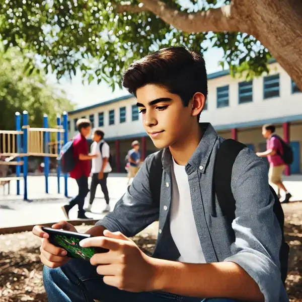 student playing unblocked games on yaegames